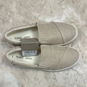 TOMS Beige Slip-On Shoes